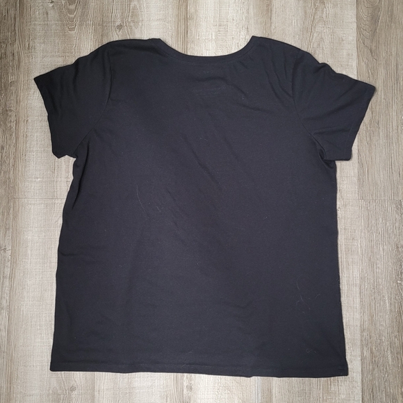 Torrid Black is My Happy Color Slim Fit  Graphic Tee Women's 2 (2X) - Picture 5 of 9